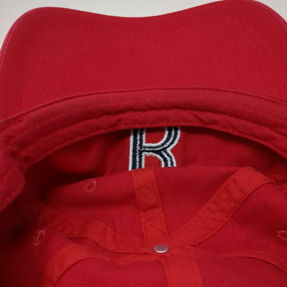 Bay State Apparel Baseball Cap Red One Size Boston B Logo Massachusetts Hat